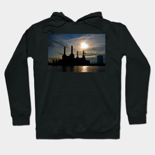 Battersea Power Station River Thames London Hoodie